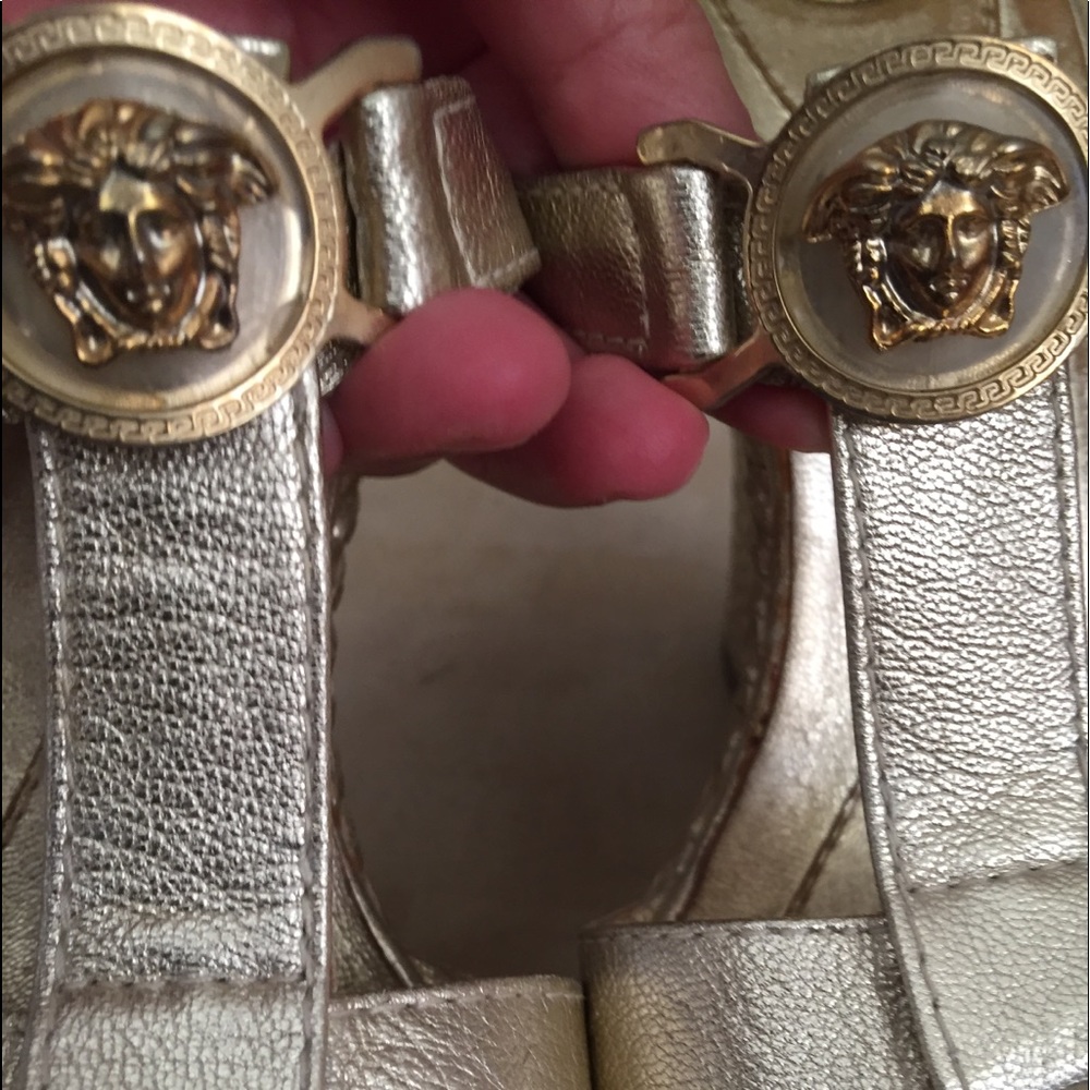 Authentic Versace wedges